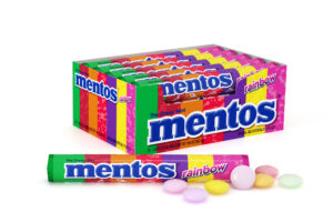 Mentos Rainbow Chewy Mint Candy Roll 15ct
